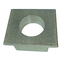 Втулка полурессоры приварная квадратная D30/50x58 BPW Stellox | ТопДизель