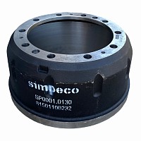 Тормозной барабан 410x180/187 H=232, d=298/335 n10x23 MAN F/M2000, F/M90, TGA Simpeco | ТопДизель