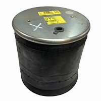 Пневмоподушка со стаканом 2 отв. M12. 1 отв. штуц. M22. поршень пластиковый 1 отв. Schmitz/Weweler Turtech | ТопДизель