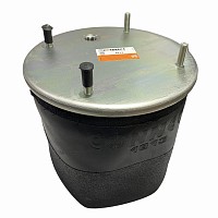 Пневмоподушка без стакана 4 шп. M12 1 отв. штуц. M22 SAF/Trailor/MAZ/ROR Connect | ТопДизель