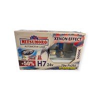 Автолампа (H7 24V -70W (PX26d)) +50 super white xenon effect (к-т 2 шт) Mitsumoro | ТопДизель