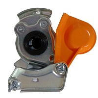 Cоединительная головка !(желтая) M22x1.5 с клапаном на тягач SORL | ТопДизель