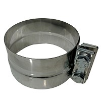 ХОМУТ ГЛУШИТЕЛЯ СТУПЕНЧАТЫЙ 127/132 НЕРЖ. 5" Auger | ТопДизель