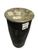 Пневмоподушка без стакана MAN TGA, MAN TGS, MAN TGX 1 шпилька-штуцер M16 смещеная 84, 1 шпилька M12, снизу отверстие D130.8 Contitech | ТопДизель