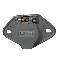 Розетка электрическая 4 PIN Phillips | ТопДизель