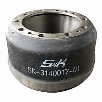 Тормозной барабан 419x200/212 H=254, d=288/335 n10x26 Fruehauf SMB-C1-10/11/12/13 S&K GMBH | ТопДизель