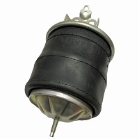 Пневмоподушка со стаканом 1 шп-шт. M16/24 смещ. 80+кроншт. Поршень стальной 1шп. M14 Volvo FM/FH9/12/16 Airtech | ТопДизель