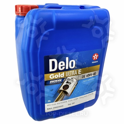 804163HOE Масло моторное Ursa Gold Ultra 10W-40 20 л. Texaco купить