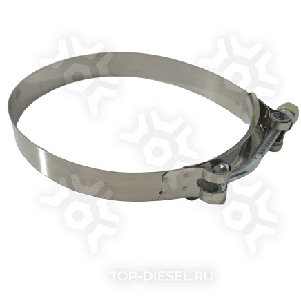 DZ9114540316 Хомут гофры выхлопной системы SHAANXI HOWO купить рис.3