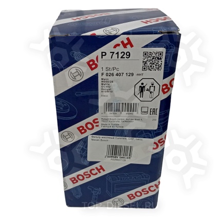 F026407129 Фильтр масляный Cummins, DAF, Iveco, Nissan Bosch купить
