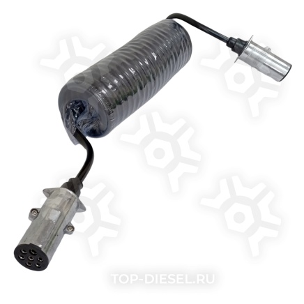 T07719005 Кабель электрический 24/7 - 3,5 м с пластиковыми чёрными штекерами TOPCOVER купить