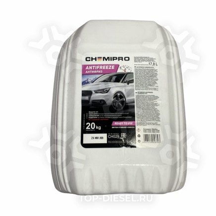 CH029 Антифриз G12 готовый 20kg красный 17,8л. Chemipro купить