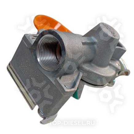 35210040060 Cоединительная головка !(желтая) M22x1.5 с клапаном на тягач SORL купить рис.3