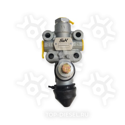 SK664000701 Кран уровня пола 2 выхода BPW, MAN, MAZ, Bogdan, Schmitz, Камаз S&K GMBh купить рис.2