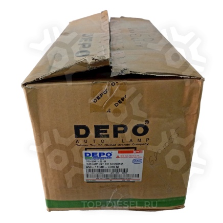 4501103RLDHEM Фара DAF CF65/75/85, XF95/105 правая ксенон Depo купить рис.4
